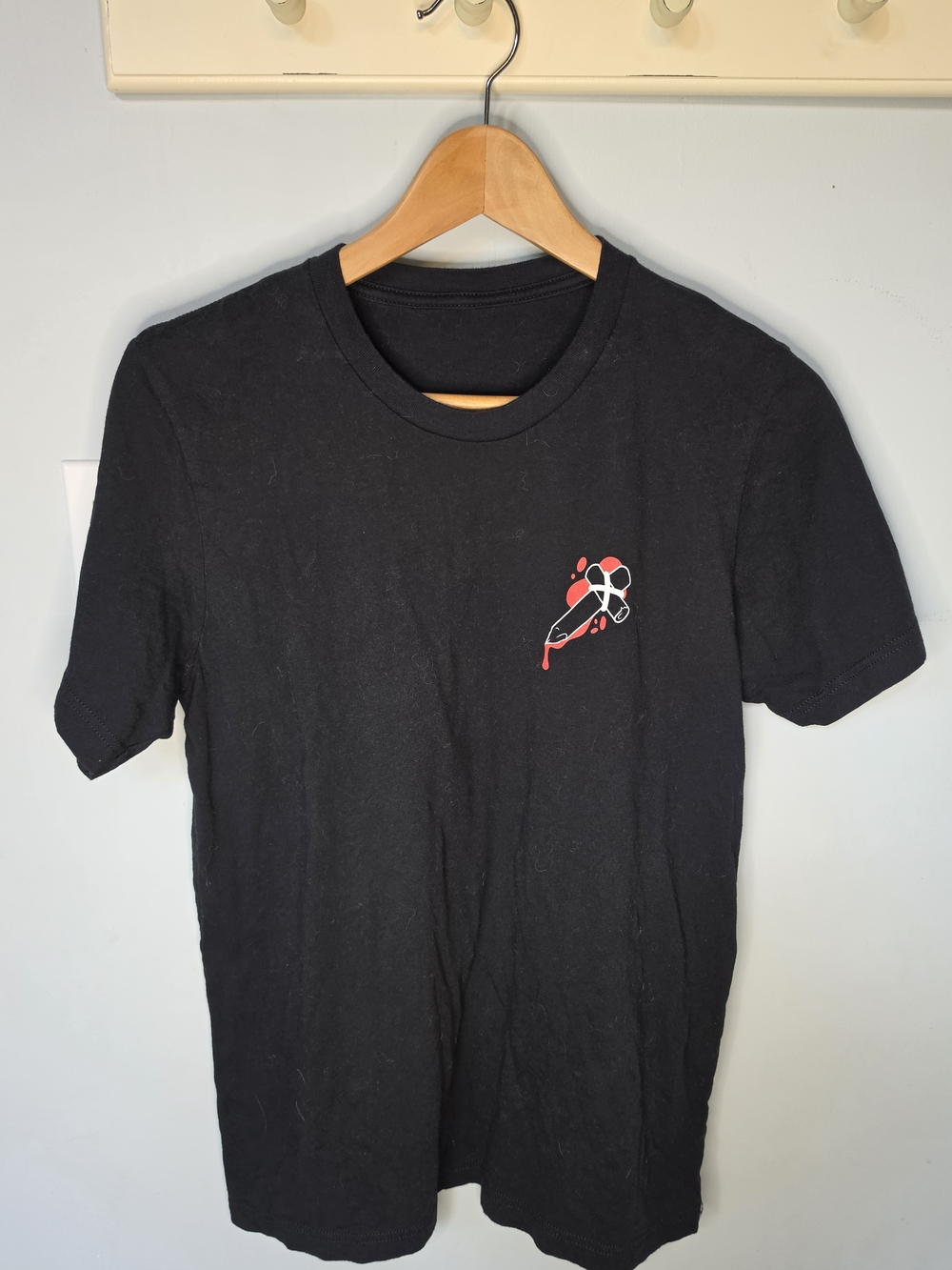 Vampire SMP Aviscott Graphic Tee Black Anime Streamer Merch Youth Medium